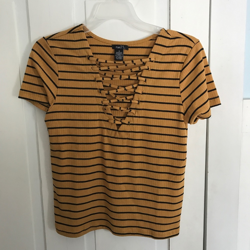 Like New Mustard Tee